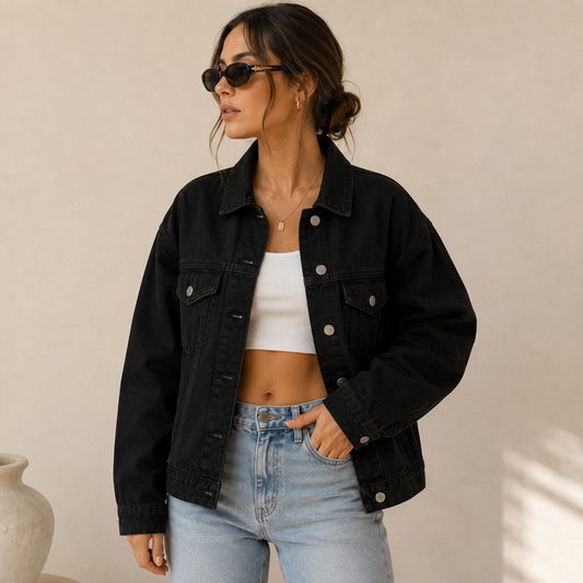 Chaqueta de Jean Oversize